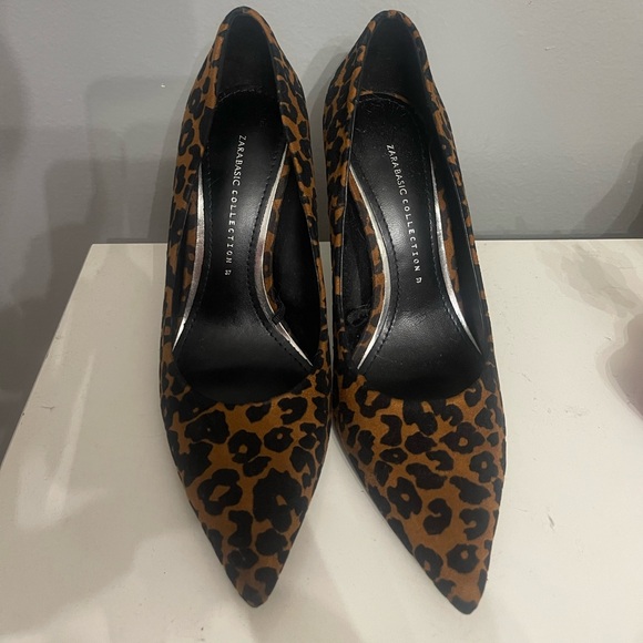 Zara leopard print heels animal print - Picture 3 of 6